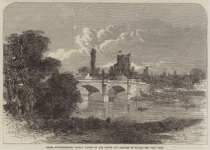 Kelso, Roxburghshire, visitada recientemente por el Príncipe y la Princesa de Gales