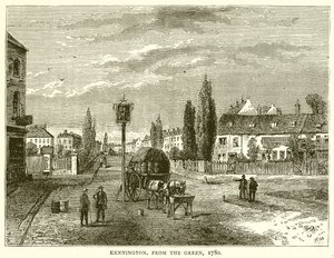 Kennington, desde el Green, 1780