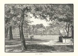 Kew Green (grabado) de English School
