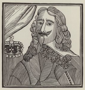 Rey Carlos I, mártir (grabado)