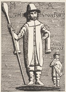 El Portero y Enano del Rey Carlos, del antiguo bajorrelieve de English School