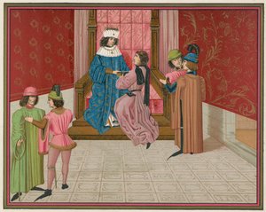 El Rey Eduardo IV y Ricardo Duque de Gloucester de English School