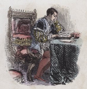 El rey Eduardo VI leyendo de English School