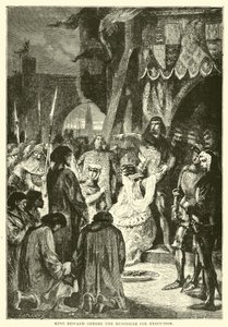 El Rey Eduardo ordena la ejecución de los burgueses de English School