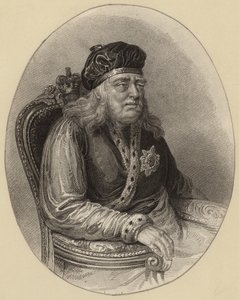 Rey Jorge III de anciano de English School