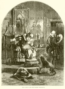 El rey Jacobo I y el embajador español de English School