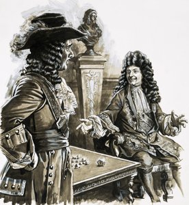 El rey Luis XIV encantado de comprar el Diamante Hope