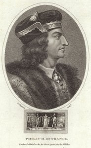 Rey Felipe II de Francia de English School