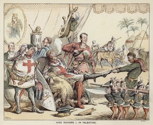 El rey Ricardo I en Palestina