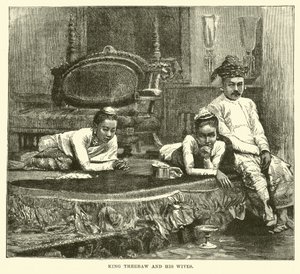El rey Theebaw y sus esposas de English School