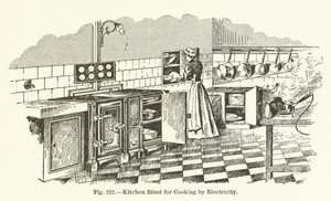 Cocina equipada para Cocinar con Electricidad