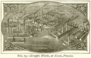 Fábricas de Krupp, en Essen, Prusia de English School