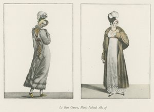 Le Bon Genre, París (alrededor de 1810) de English School