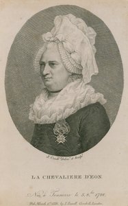 La Chevaliere DEon, nacida en Tonnerre, 5 de agosto de 1728