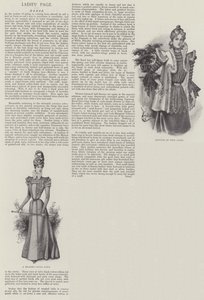 Página de damas, vestido de English School