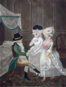 Damas de placer, 1781 de English School
