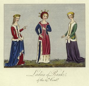 Damas de rango del siglo XIV