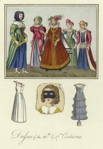 Damas de los siglos XVI y XVII de English School