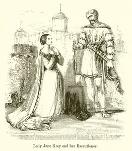 Lady Jane Grey y su verdugo de English School