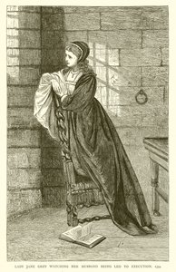 Lady Jane Grey viendo a su Esposo ser llevado a la Ejecución, 1554