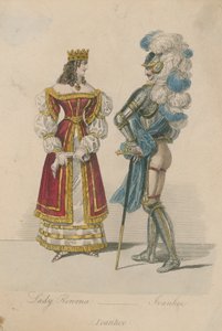 Lady Rowena e Ivanhoe de English School