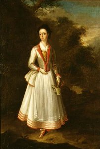 Dama con traje de montar