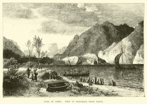 Lago de Como, vista de Malgrate desde Lecco