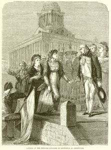 Desembarco de la Princesa Carolina de Brunswick en Greenwich