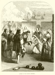 Desembarco de la princesa Henrietta de English School