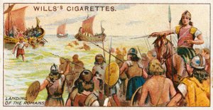 Desembarco de los romanos en 55 a.C.