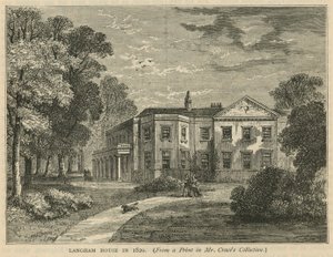 Langham House en 1820 de English School
