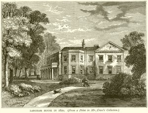 Langham House en 1820 de English School