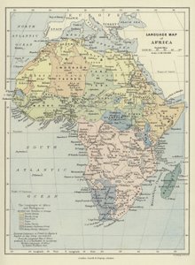 Mapa lingüístico de África de English School
