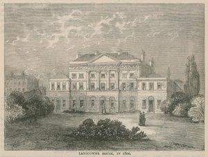 Lansdowne House, Berkley Square, en 1800 de English School