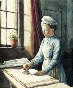 Sirvienta de lavandería, c.1880