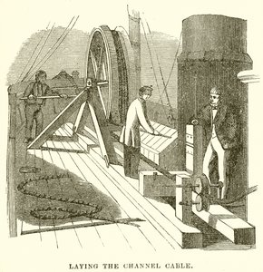 Tendido del cable del canal