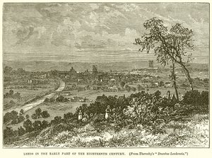 Leeds a principios del siglo XVIII de English School