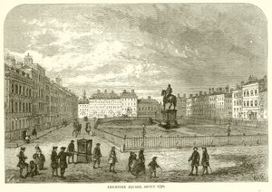 Leicester Square, alrededor de 1750
