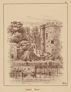 Torre Lendal (litografía) de English School