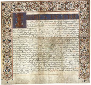 Carta del rey Jaime VI y I al sultán Osman Han de English School