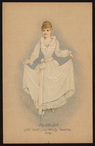 Letty Lind, actriz y cantante inglesa (litografia en color)