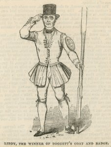 Liddy, el ganador del abrigo y la insignia de Doggett de English School