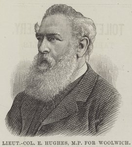 Teniente Coronel E Hughes, MP por Woolwich de English School