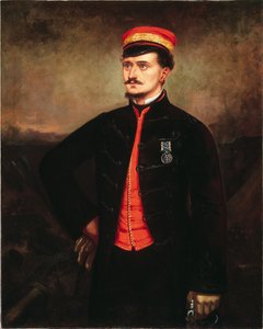 Teniente Thomas Murphy en el uniforme informal del Contingente Turco, Crimea, 1857 de English School