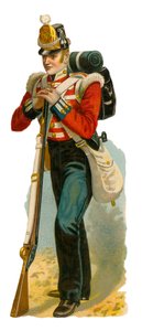 Infantería ligera en tiempos de Jorge IV de English School