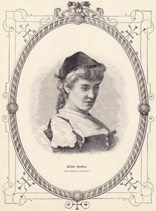 Lilian Nordica (la cantatriz americana) (grabado)