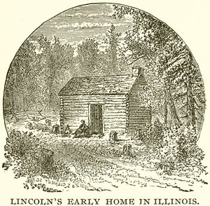 El primer hogar de Lincoln en Illinois
