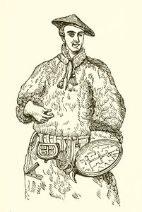 Linnaeus con su traje lapón