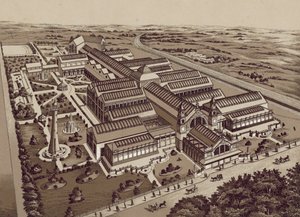 Liverpool: Shipperies Exhibition 1886 (litografía) de English School