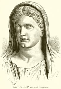 Livia velada, como sacerdotisa de Augusto